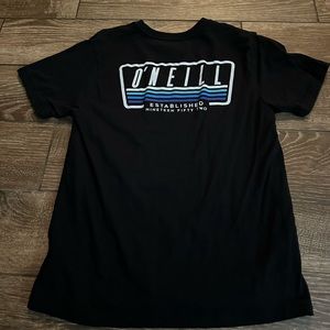 O'Neill boys black tshirt size X-Large in excellent condition.
